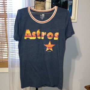 5th & Oceans Astros Sequined Tee